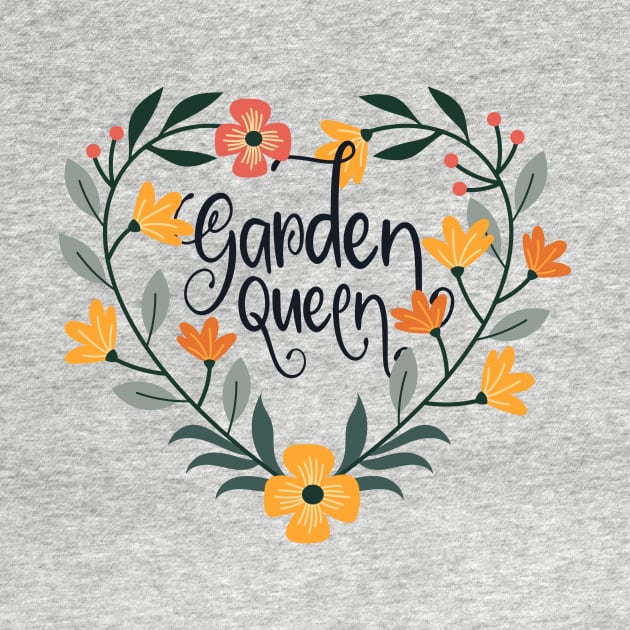 Garden Queen, cute female amateur gardener, flower gardening by emmjott